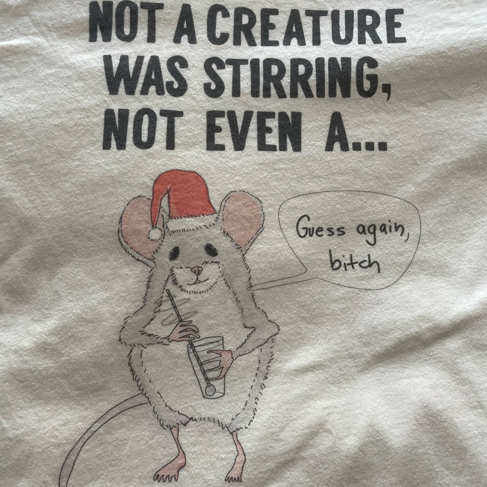 Funny Christmas Mouse T-Shirt
